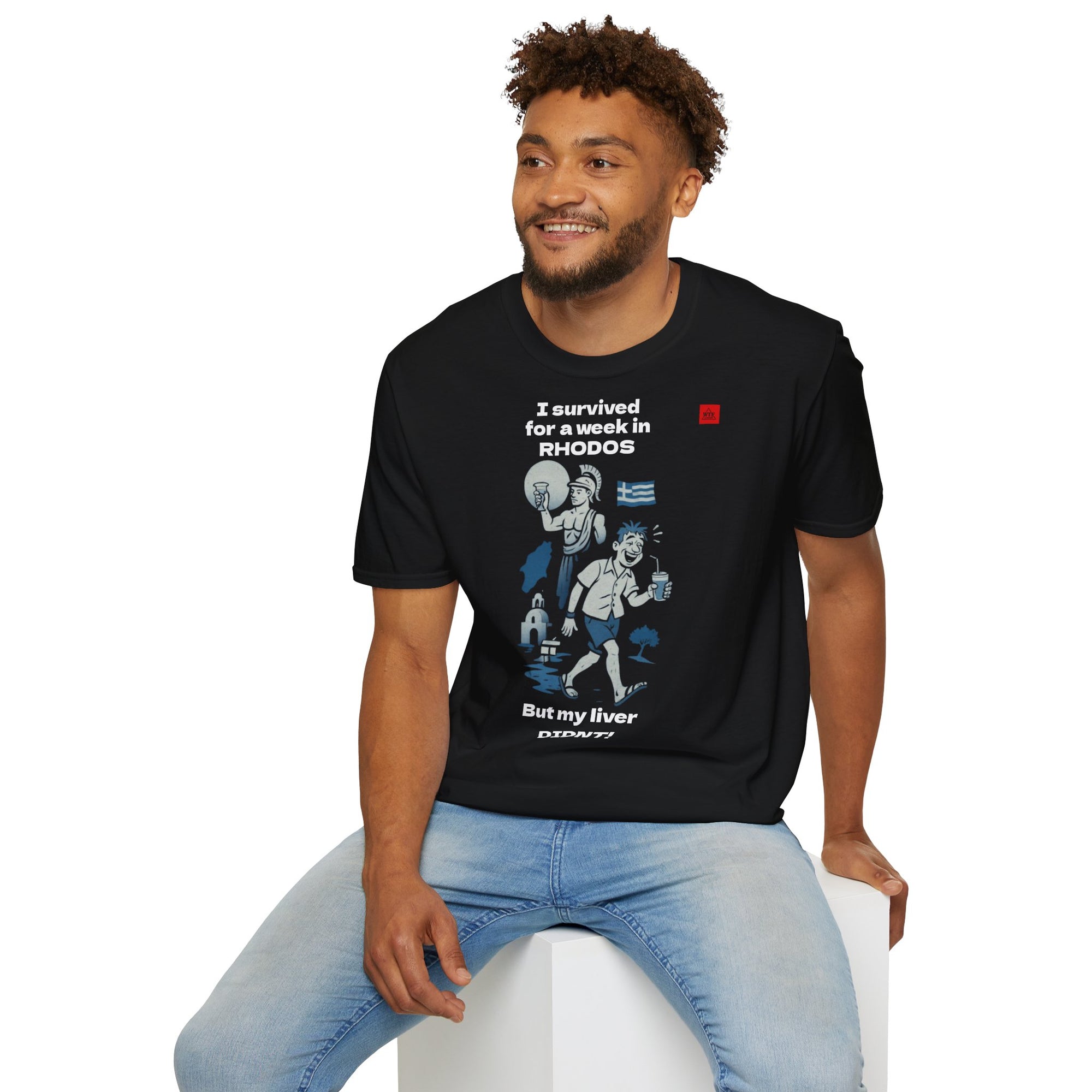 Greek T-shirt - I Survived, my liver didnt!