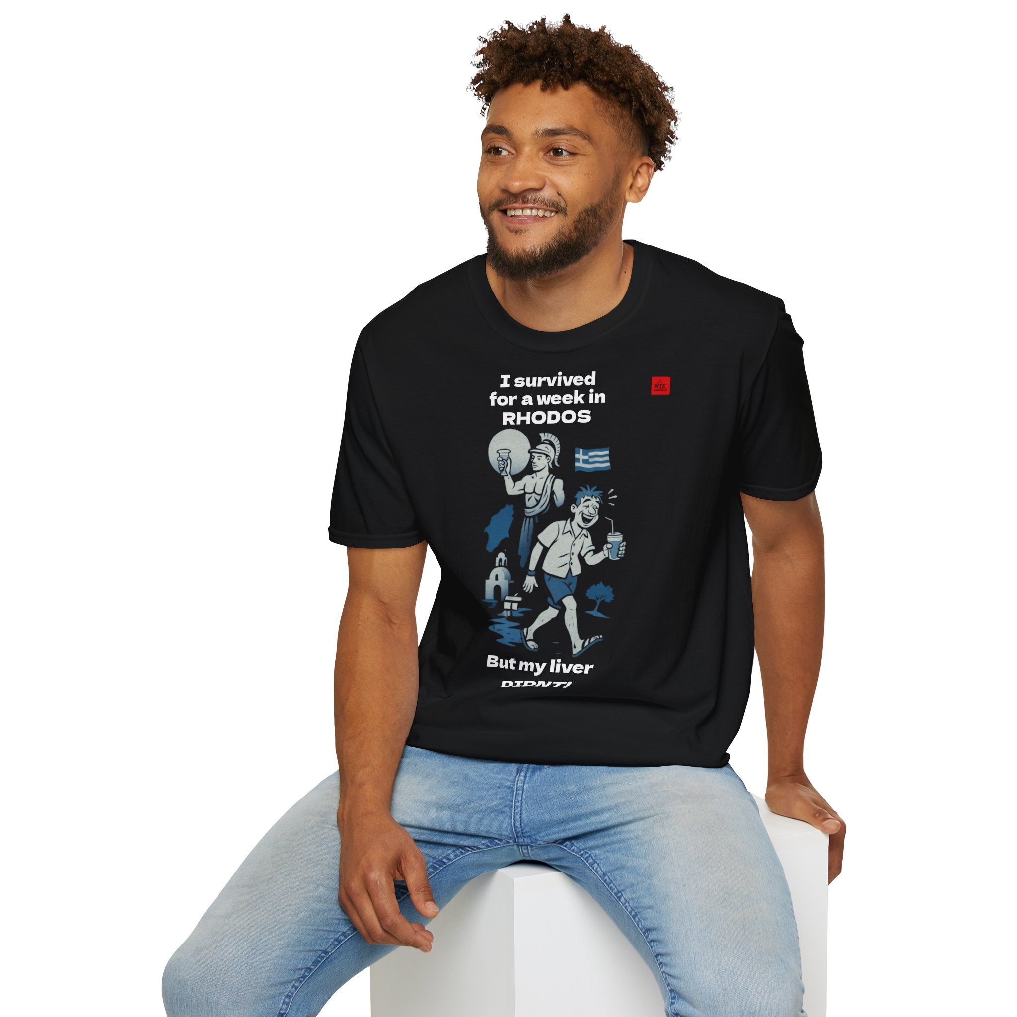Greek T-shirt - I Survived, my liver didnt!