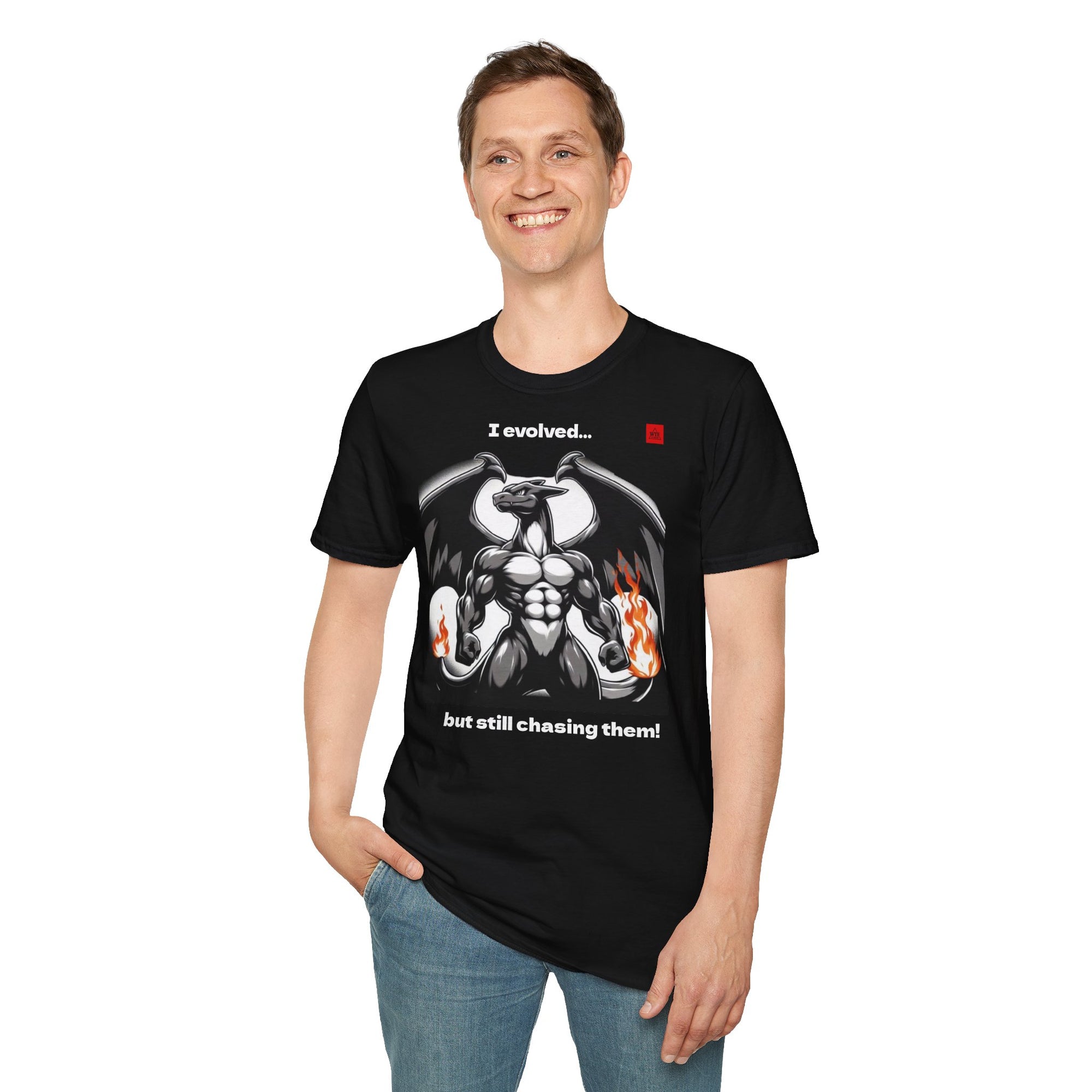 POKENOT! T-shirt - I EVOLVED - but....