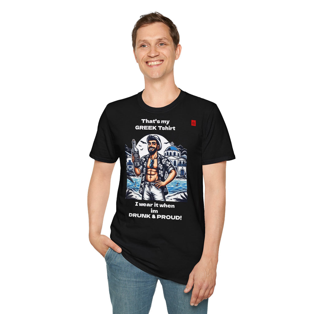 Greek T-shirt - Proud and Drunk
