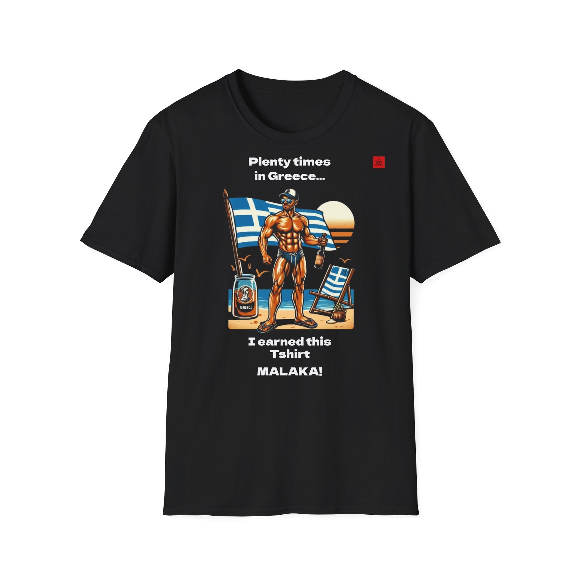 Greek T-shirt - I Earned it Malaka!