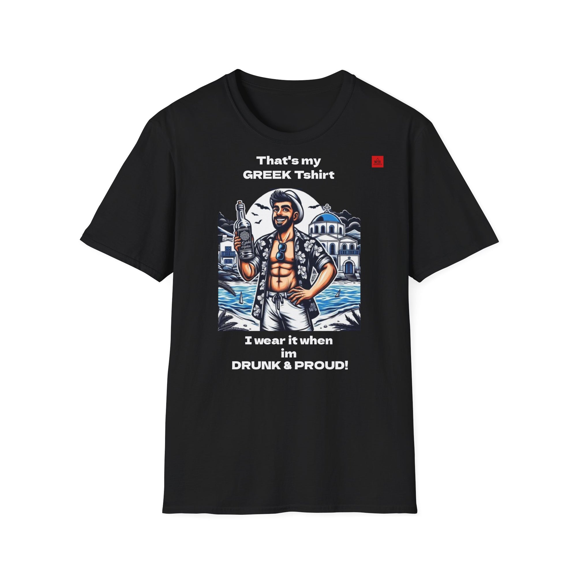Greek T-shirt - Proud and Drunk