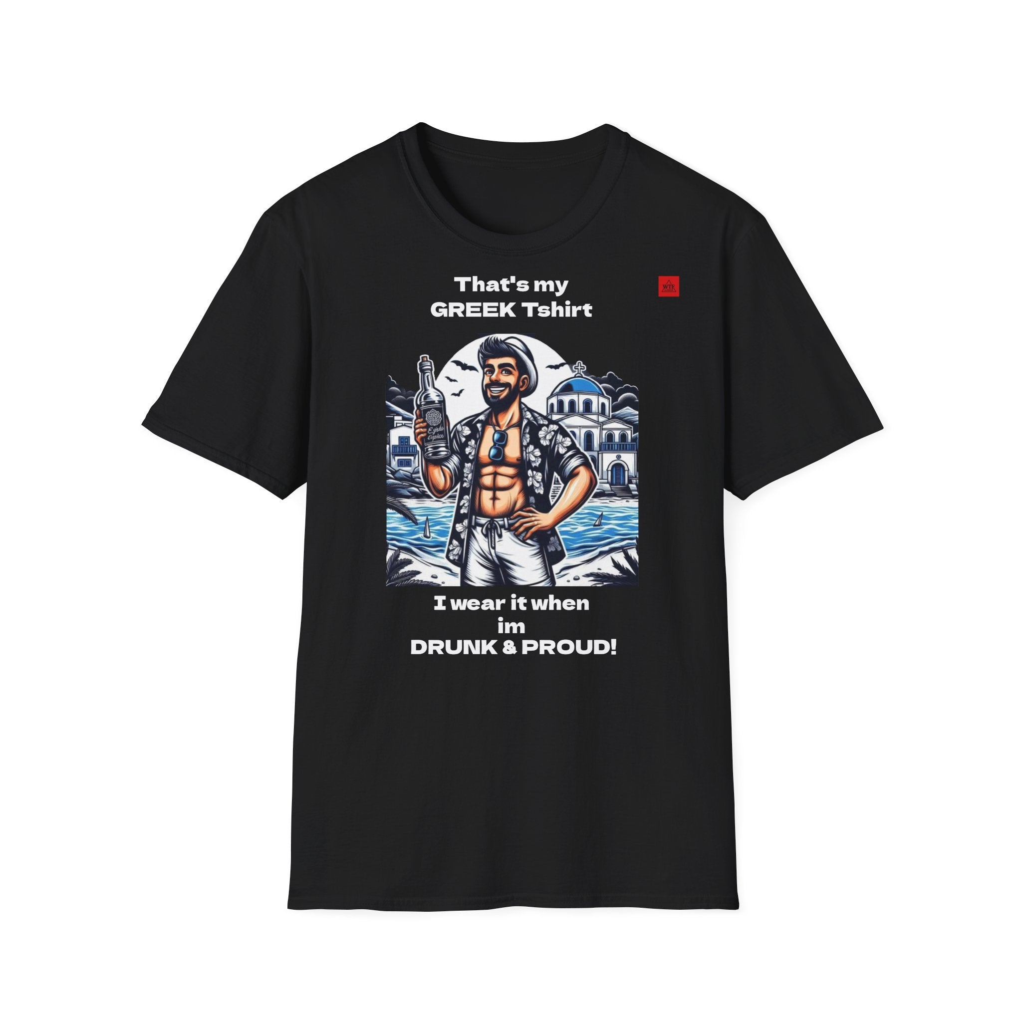 Greek T-shirt - Proud and Drunk