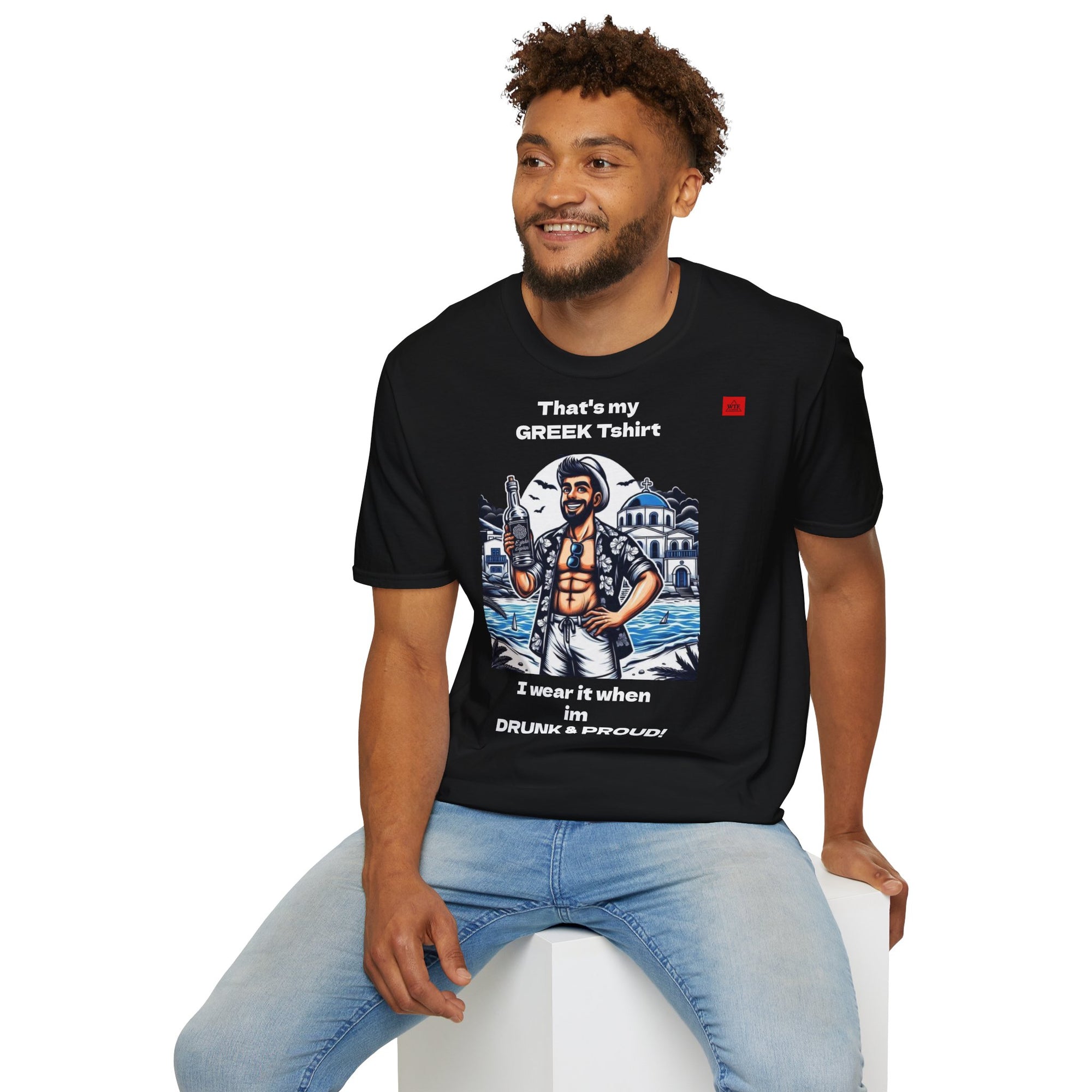 Greek T-shirt - Proud and Drunk