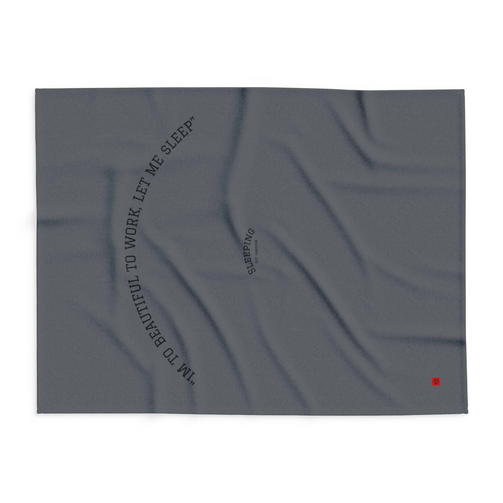 Cozy Blanket - " Im too beautiful to work "