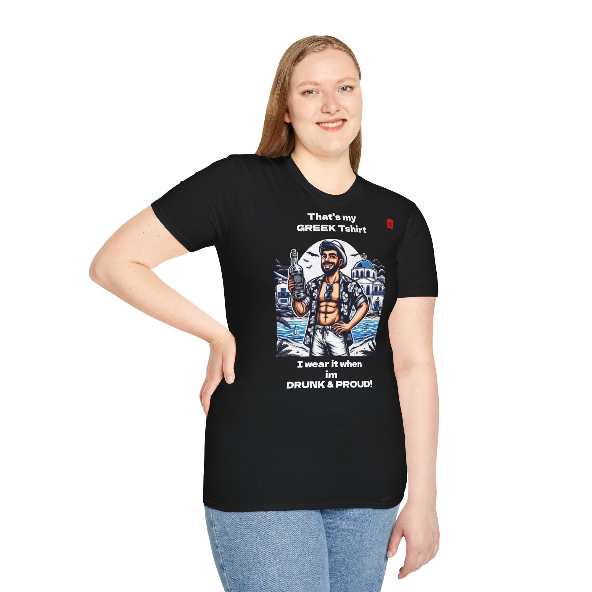 Greek T-shirt - Proud and Drunk